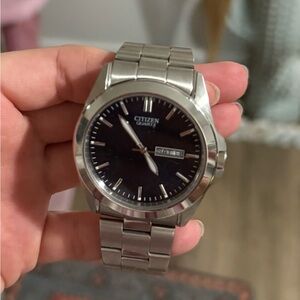 Citizen Men's Blue Dial Silver Watch